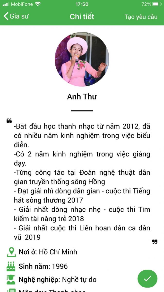 gia su thanh nhac