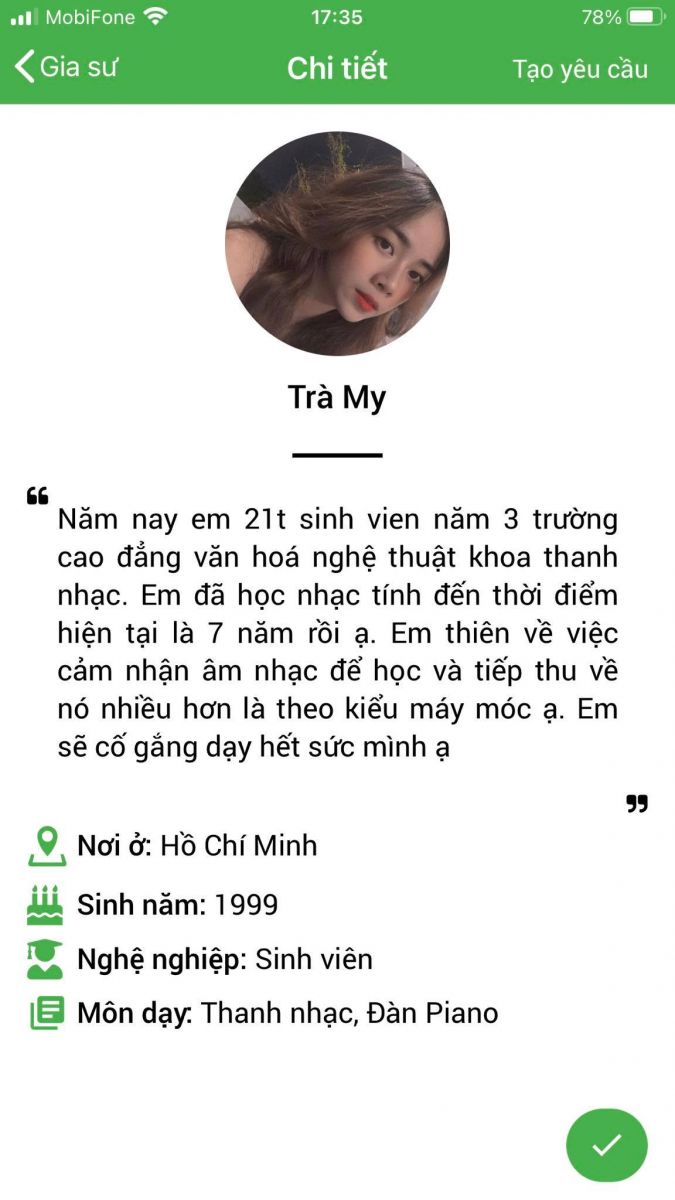 tim giao vien thanh nhac