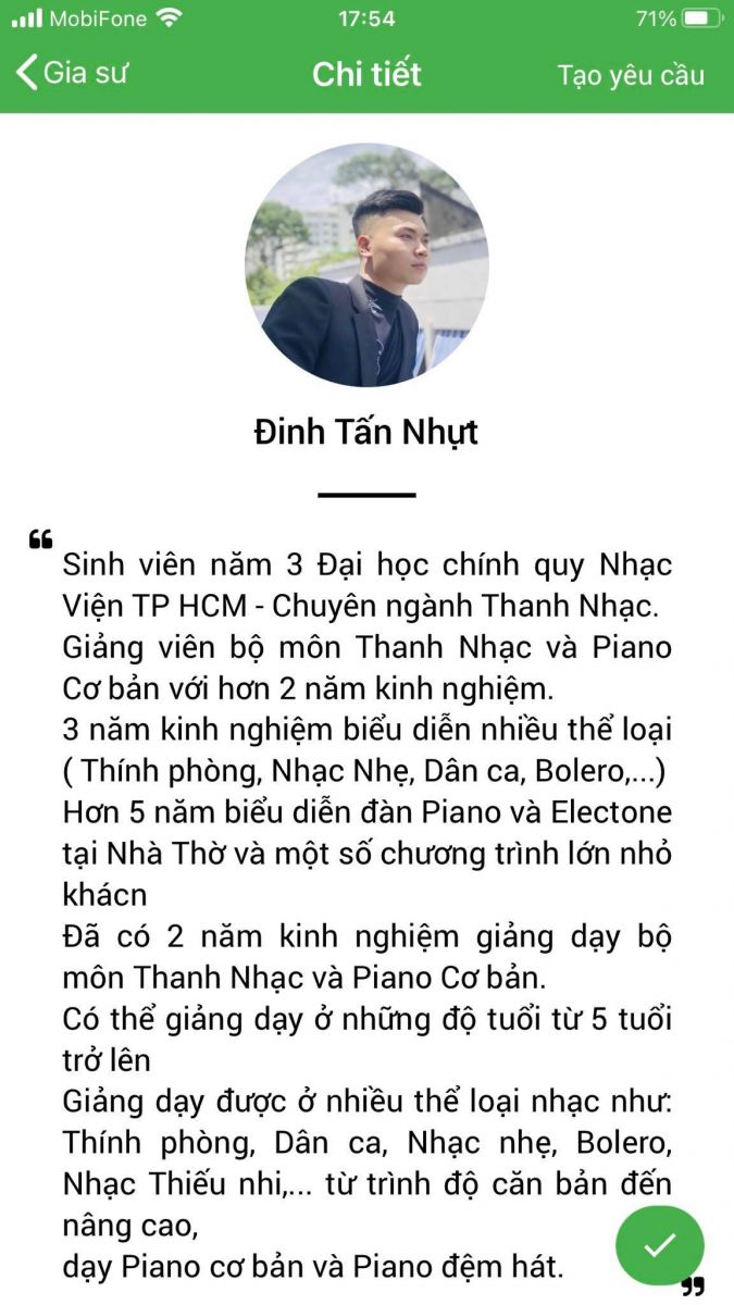 hoc kem thanh nhac