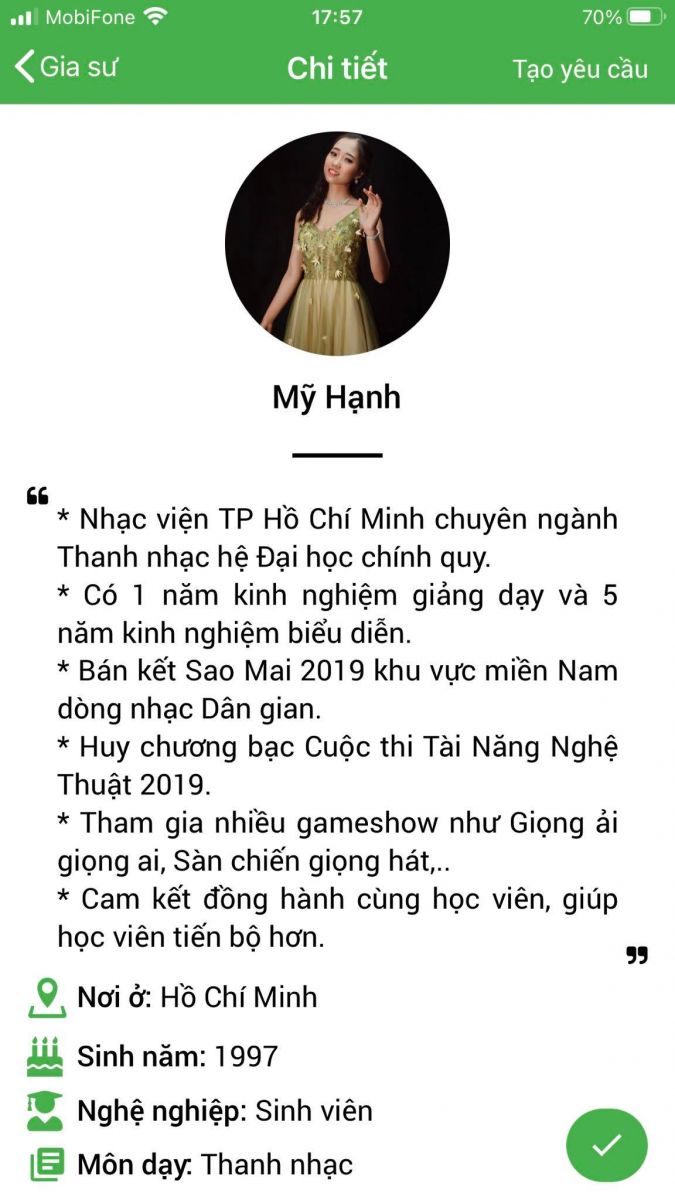 day kem thanh nhac