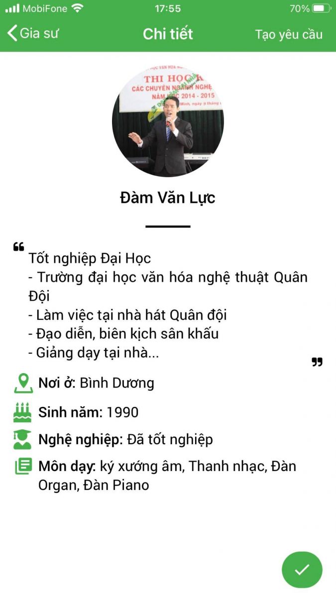 day kem thanh nhac