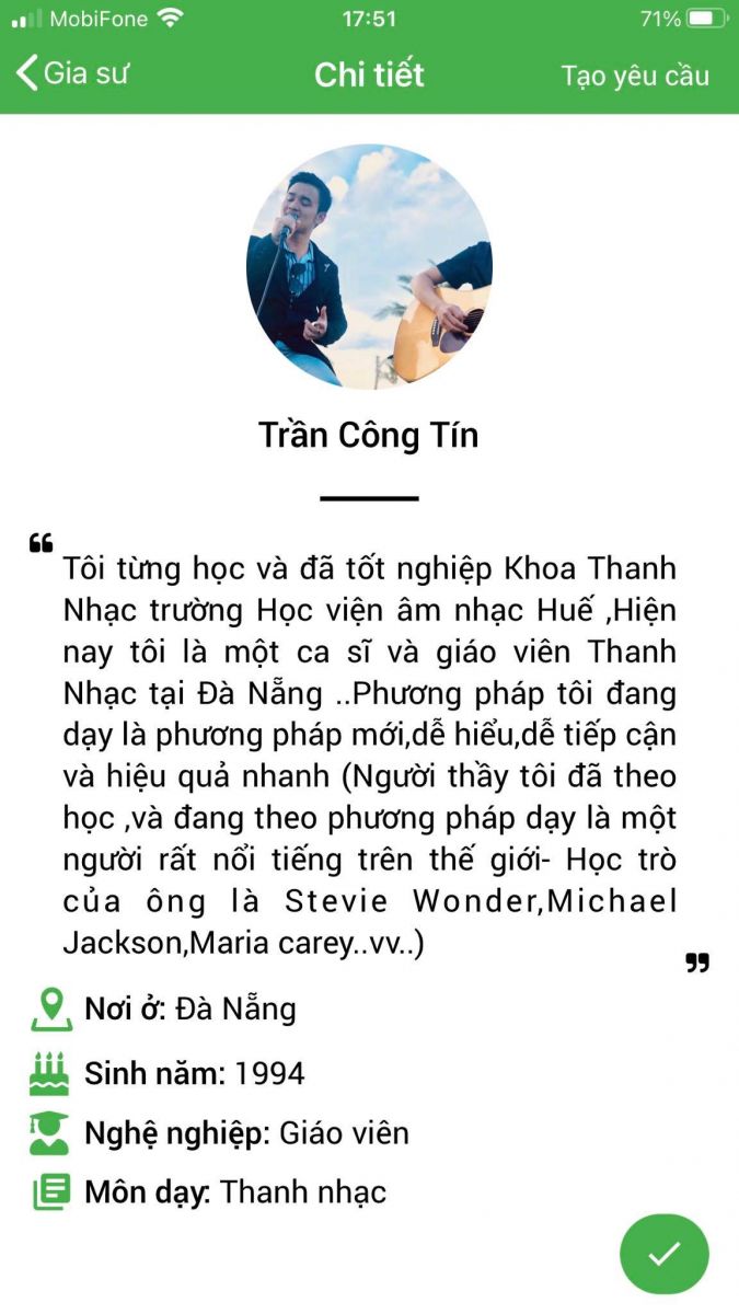day kem thanh nhac
