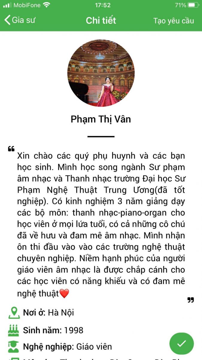 day kem thanh nhac